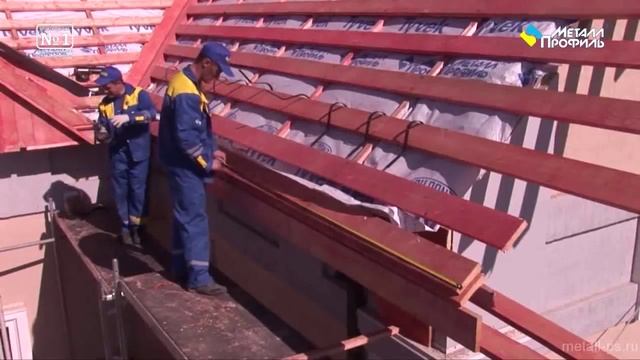 Монтаж металлочерепицы Монтеррей