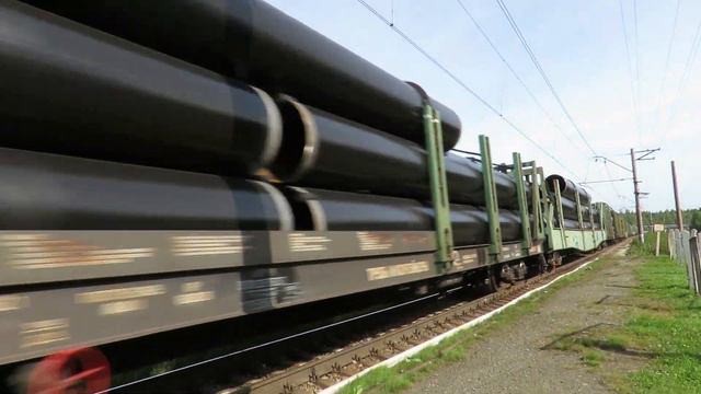 Пролетел мимо ВЛ11-269/473Б и грузовой поезд смотреть онлайн