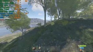 Rust 1080p Benchmark - All settings - Rx 6600 xt, Ryzen 5 2600
