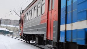 Сдвоенный электропоезд ЭД9М0129/0192 сообщением №6378/6478 Киров-Глазов