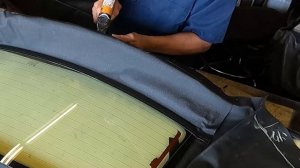 How you can Replace a Mustang convertible Rear Window DIY