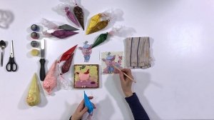 Как раскрасить пряник глазурью, используя шаблон