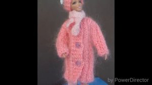 Пальто. Свяжем кукле пальто. Knit doll coat.Strickpuppe Mantel.