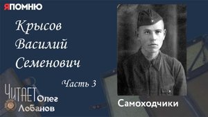 Крысов Василий Семенович Часть 3.  Проект "Я помню" Артема Драбкина. Самоходчики.
