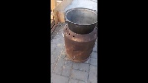 Казан из фляги своими руками за 30 минут