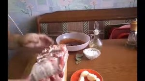 Как Замариновать Грудинку,а Очень Просто.