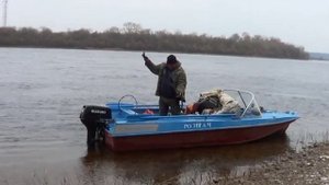 КАК МЫ ПОЙМАЛИ ТАЙМЕНЯ на устье реки Деп