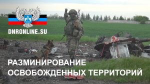 Разминирование освобожденных территорий