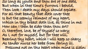 Shakespeare Sonnet 22