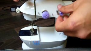 #aliexpress разочаровывает Мини швейная машинка многофункциональная портативная с адаптером питания