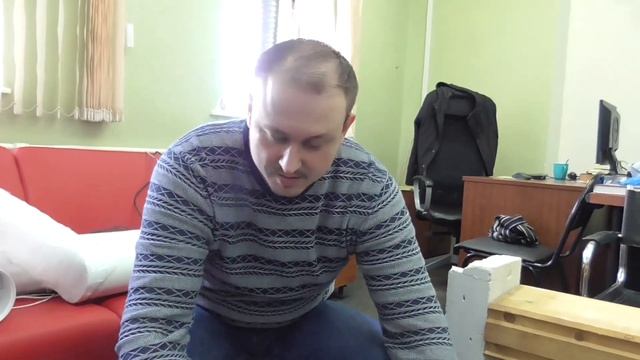 Испытание адгезии дерева к газобетону на клей-пене. Часто-ребристое перекрытие