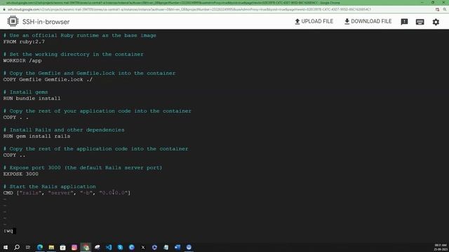 GCP, successfully created and configured Docker containers for your Ruby on Rails application смотреть онлайн