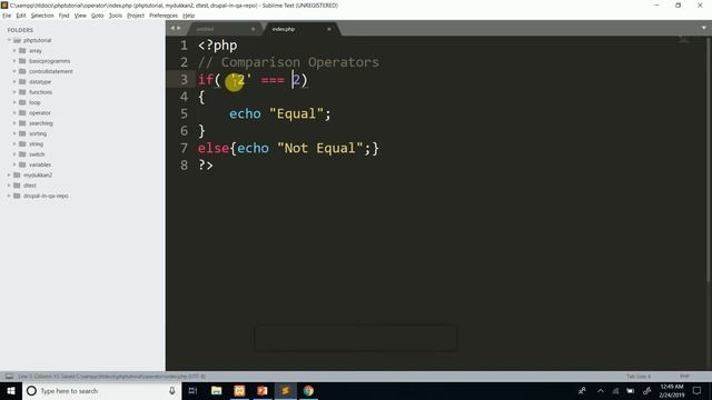 php Operators in hindi | Operators in php | ternary operator in php
