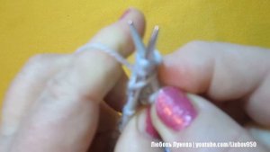 Вязание петель из четырех одна вправо и влево (спицами)