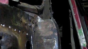 Замена передней стойки ВАЗ2101 с накладкой и усиление рамки ветрового стекла