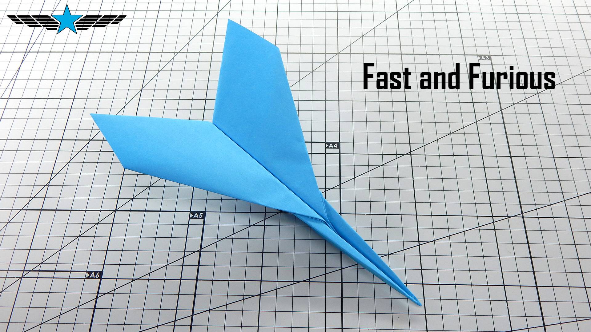 Как сделать оригами бумажный самолетик ФОРСАЖ смотреть онлайн