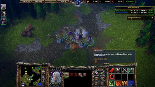 Warcraft III Reforged | FrozenThrone | Walkthrough | 100%completed | Undead Campaign | Mission 1