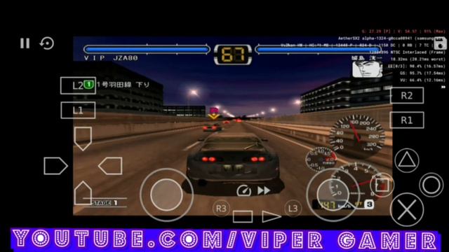 AETHER SX2:Wangan Midnight part2 TOYOTA SUPRA RZ'97-EMULATOR PS2 ANDRIOD Galaxy A51 смотреть онлайн