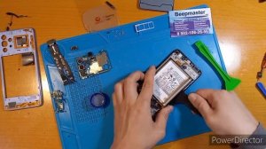 Разбор и замена оригинального модуля дисплея на Samsung A325 Galaxy A32.