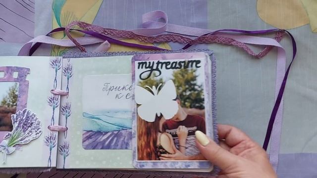Лавандовый #альбом. #скрапбукинг #миниальбом #миник смотреть онлайн