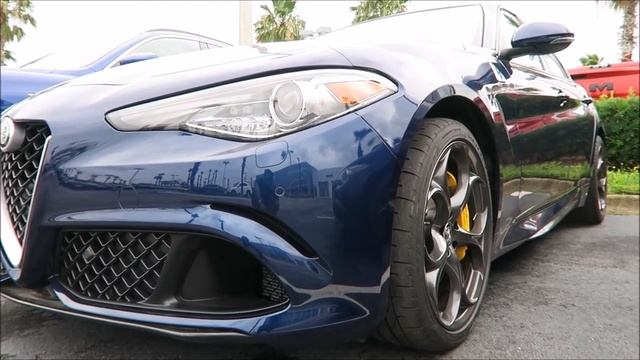 Alfa Romeo Giulia Active Aero Splitter Demonstration