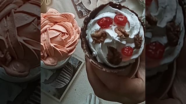 2/2 МК .Зефирная флористика:цветы в рожке и грибочки.Беспроиграшный рецепт зефира. смотреть онлайн