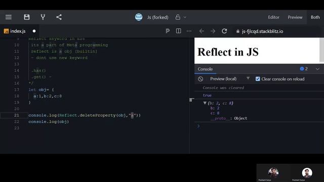 How to use reflect Objects | JavaScript reflect | JavaScript ES6 - reflect | Reflect in JavaScript