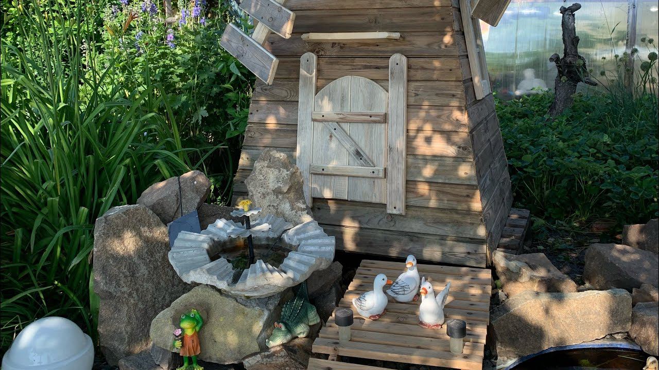 Мельница своими руками. Делаю лопасти и декор. Ч.4
