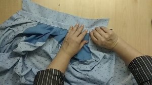 Шью женскую рубашку из мужской. Продолжение.