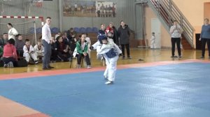 тхэквондо ПЕРВЫЙ БОЙ Варгаши 2020