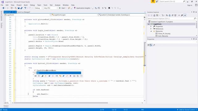 Login Form in C# | Windows Form Application using SQL database | SQL Server смотреть онлайн