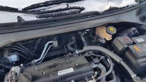 KIA RIO FB (4 поколение) Звук мотора при холодном пуске. Пробег 4000 км