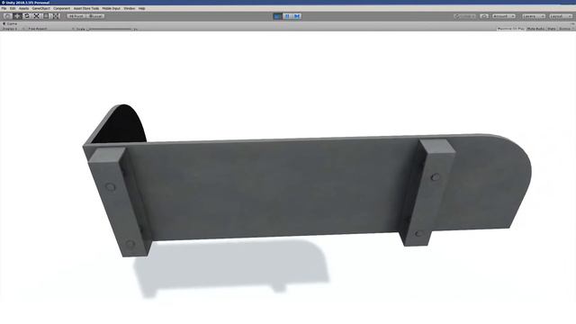 3D модель. Полка для бортовых огней. 3D Model.  Shelf for on board lights.