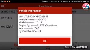 Launch X431 Pro Test ABS Lexus