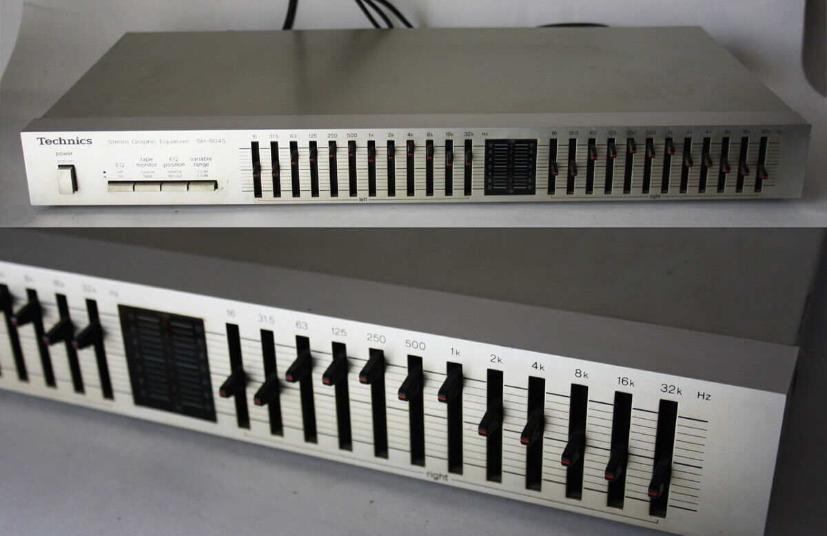 TECHNICS SH-8045    Винтажный стереоэквалайзер-Япония-1980-по-1982-год