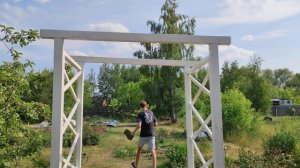 Пергола своими руками или малые архитектурные формы?. Все для #роз.