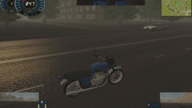 3D инструктор (City Car Driving) - Мопедик (ИЖ Юпитер) Осторожно! Мат-перемат! смотреть онлайн