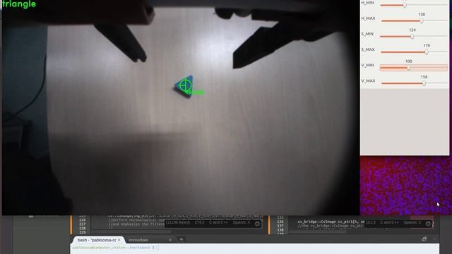 Object (figure) Recognition and Tracking by soft blue color смотреть онлайн
