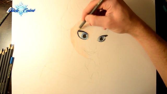 Как нарисовать Эльзу из "Холодное Сердце" / How to Draw Elsa смотреть онлайн
