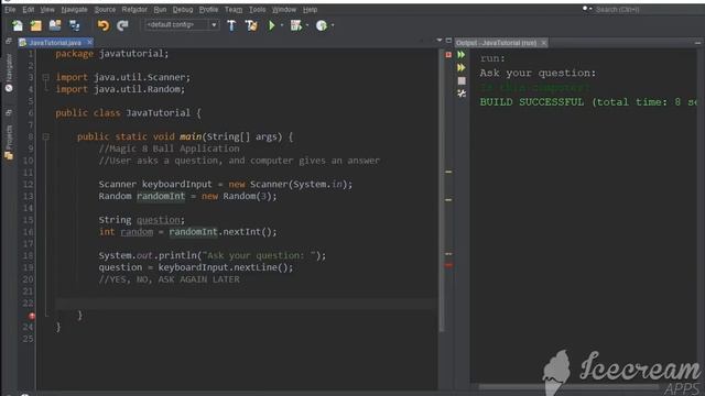 Java Programming - MAGIC 8 BALL - | 06 | смотреть онлайн