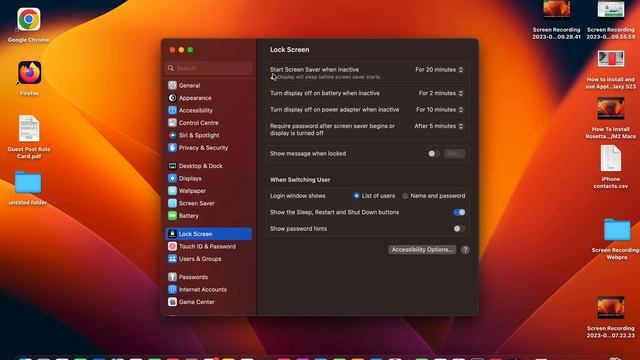 MacOS Ventura: How To Disable Screen Saver On Mac / MacBook смотреть онлайн