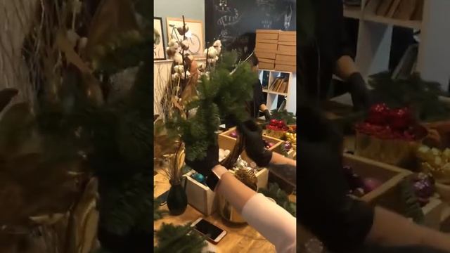 Мастер-класс рождественский венок 22 Декабря смотреть онлайн