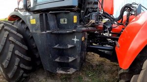 Кировец К-525 Премиум. Отчёт работы за весну. Установка ВОМ.