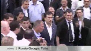 Саакашвили на митинге