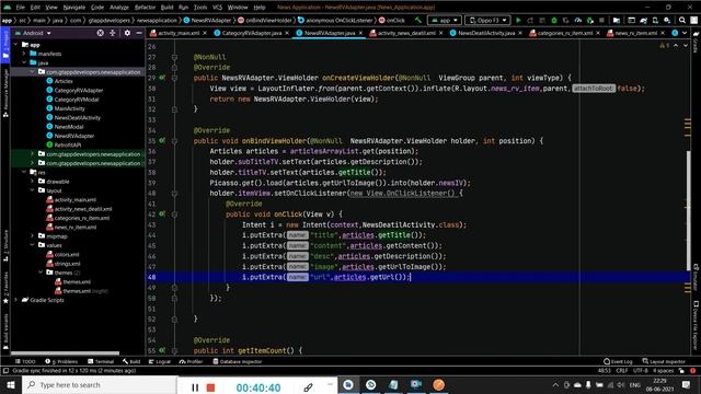 How to Make a News App in Android Studio? | GeeksforGeeks