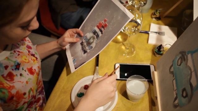 Xmas painting workshop смотреть онлайн