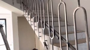 Ограждение лестницы с боковым креплением.