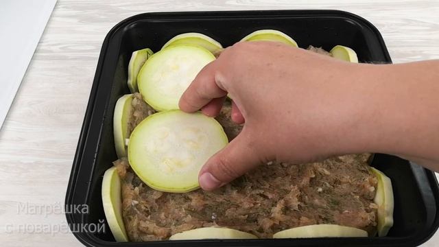 Запеканка из кабачка и фарша в духовке