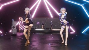 【Honkai Impact 3 × Honkai：Star Rail MMD／4K／60FPS】Bronya Zaychik × Silver Wolf【Like a Cat】