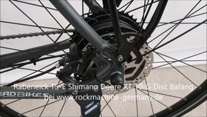 Rabeneick TS E Shimano Deore XT 10 G Disc Bafang Elektro Urban Trekking Fahrrad 2019